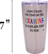 Rogue River Tactical Funny Travel Mug, 20 Ounce with Lid, I Don't Have the Time Mug, Work Gift for Boss or Manager