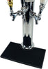 12x7 inches PVC Drip Tray for Home Brewing, Kegerator (Black)