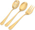 Matte Gold Serving Set - SHARECOOK 5-Piece 18/0 Stainless Steel Hostess Set, Dishwasher Safe