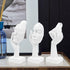 prosfalt 3 Pcs Thinker Statue,Modern Home Resin Sculptures,Collectible Figurines for Home Office Bookshelf Desktop