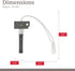 Replacement GE Dryer Igniter WE4X739, AP6796735, PS12342916 - Hotpoint & Kenmore Dryer Repair Parts