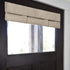 Soft Blackout Silk Look Satin Small Door Curtains, Elegant French Door Panels for Privacy, Beige, 24"x18", 1 Panel