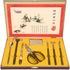 8PCS Set Set Set Hammer/Spoon/Shaving/Axe/Fork/Tweezers/Scissors Walfront Lobster Crab Cracker Tools Stainless Steel