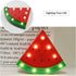 GUOCHENG Watermelon Marquee Light Decor Light LED Night Light Battery Operated Night Table Lamps for Nursery Children