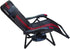 Hanperal Oval Zero Gravity Lounge Chair with Cup Holder and Tray, Side Recliner, Mobile Phone Slot, Snack Tray - Black