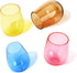 Lily's Home Unbreakable Acrylic Stemless Wine Glasses & Water Tumblers, Shatterproof Plastic, Reusable, Mixed Colors,