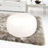 Unstuffed Pouf Foot Stool Round Decorative Leather Ottoman Cushion Storage seat or for Resting Your Feet on, Floor