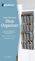 16 Whitmor Pocket OTD Shoe Organizer Gray
