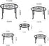 5 Pack Metal Plant Stands,Heavy Duty Potted Holder for Flower Pot,Indoor Outdoor Metal Rustproof Iron Garden Container