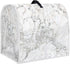 Stand Mixer Cover Compatible with Kitchen Aid Mixer, White Marble Print Dustproof Cover with Pockets for Tilt Head