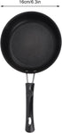 Nonstick Frying Pan, Professional Stainless Steel Omelet Pan, Dishwasher Safe, 16cm