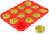 CAKETIME 12 Cups Silicone Muffin Pan, Nonstick Cupcake Pan, Regular Size Silicone Mold for Baking