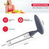 SCHVUBENR Premium Stainless Steel Apple Corer Tool - Easy to Use & Clean - Sharp Serrated Tips for Apple & Pear (Silver)