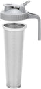 Cold Brew Coffee Filter - 64 OZ Wide Mouth Mason Jar with Pour Spout Lid and 304 Stainless Steel Strainer