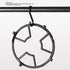Cast Iron Wok, Non Slip Black Cast Iron Stove Rack for Frying Pans, Craft Pans, Carbon Steel Pans