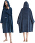 Hiturbo Surf Poncho Changing Towel Hoodie: Oversized Soft Hooded Beach Towel -