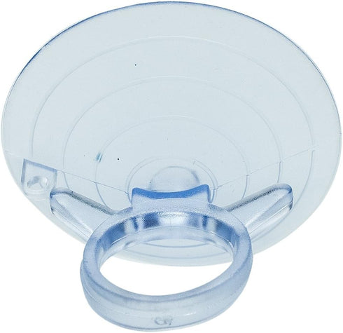 GiftWrap Etc. Clear Plastic Suction Cups with Loops, Set of 10, 4.5 cm (1.75 in) Wide