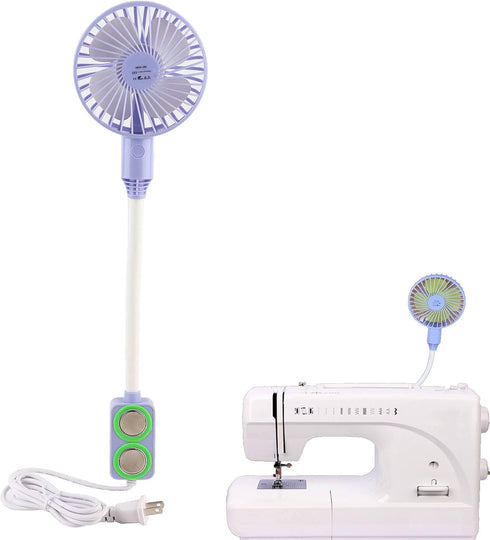 Pssopp Mini Desk Fan, Three-speed Adjustable Cooling Electric Fan with Magnetic Base
