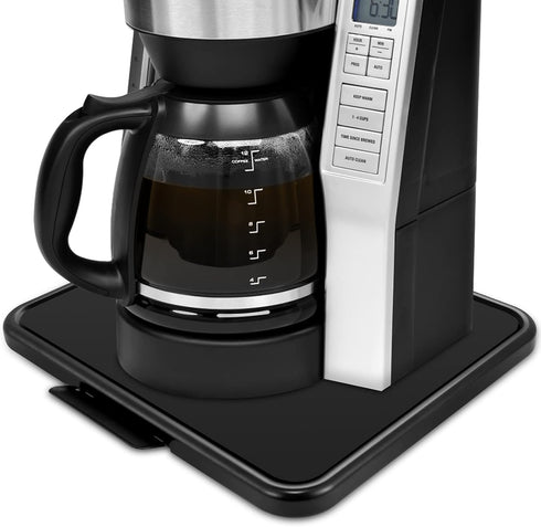 Kitchen Caddy Coffee Maker Sliding Tray, Premium Under Cabinet Appliance Stand for Toaster Blender Air Fryer (13.8"W x