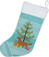 BB2922CS Golden Retriever Merry Christmas Tree Stocking by Caroline's Treasures, Fireplace Hanging Stocking for Holiday