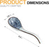 Soup Spoons Set of 8, Long Handle Ceramic Ramen Spoons for Dumpling, Pho, Noodles, Dishwasher Safe