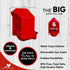 6 Pack RentACoop DIY Waterer Kit - Auto-Fill Big Cups with Inserts - Great for Chickens, Ducks, Geese, and Turkeys