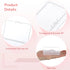 BATTIPAW 6PCS Hair Tie Organizer, Transparent Mini Storage Box, Clear Plastic Container for Home & Office