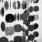 Cheerland Glitter Charcoal Grey Black Circle Garland Kit, Halloween Party Decoration Hanging Polka Dots Streamer Banner