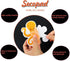Non Slip Bathtub Stickers, 14 PCS Large Sea Adhesive Anti Slip Decal Treads for Shower and Bath Tub with Premium Scraper