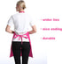 2 Pink,15pcs), 60x70cm Pink Plain Bib Aprons Bulk for Women Men Adult with Front Pockets (Hot