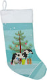 Caroline's Treasures BB9279CS Clydesdale Horse Christmas Stocking, Teal Fireplace Hanging Stockings for Holiday Decor