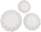 DECORA 180 Pieces White Round Paper Lace Doilies for Birthday Party and Wedding Decoration, 3.5inch to 5.5inch