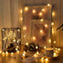 WFGGEH Globe Plug in String Lights, 10ft 20 LED Warm White Globe Fairy