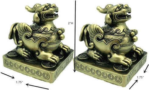 Betterdecor Feng Shui Pi Yao/Pi Xiu Decoration Statue for Wealth Luck and Protection