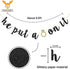He Put A Ring On It Banner, Black Glitter Engagement Party Decoration Sign for Wedding & Bridal Showers