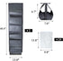 asoqwal 2 Pack 12 Closet Large Pockets Hanging Shoe Organizer for with Roating Hanger for Storage Mens Shoes,Kids