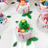 KALAIEN 3pcs Holly Leaf Plunger Cutter Fondant Baking Tools for Cake Cookie Sugarcraft Decorating