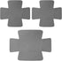 Evelots Bakeware/Cookware Scratch Protectors, Set of 12, Extra Thick Felt Dish Dividers for Preventing Chips and Cracks