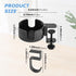Desk Cup Holder Clamp - Large Anti-Spill Drink Holder, Easy Install for Coffee Mugs, Water Cups