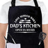 Grilling Aprons for Men, Canvas Cross Back Adjustable Chef Aprons with Large Pockets, Funny Gifts for Men