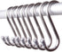 GCA 20 Pack Heavy-Duty Medium S Shaped Hooks, 304 Stainless Steel Kitchen Hooks for Bathroom, Bedroom, Office