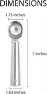 HIC Kitchen Anti-Freeze Ice Cream and Frozen Dessert Scoop, Non Toxic and Self Defrosting