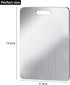 Generic 100% 304 Set (13.4 9Inch) Titanium Cutting Board for Kitchen - Pure Titanium Cutting Boards, Food Grade