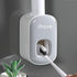 iHave Toothpaste Dispenser Wall Mount, Automatic Toothpaste Squeezer for Bathroom, Grey