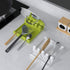 2 Pack Utensil Rest for Stove Top, Spatula/Ladle/Spoon Holder with Drip Pad & Pot Lid Stand for Kitchen