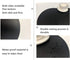 Faux Leather Round Placemats and Coasters, Disko Table Mats and Drink Spills Coasters, Diameter 13'' and 3.9''