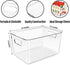 Clear storage organizer bins, Kitchen Cabinet Organizers and Storage Baskets Pantry Fridge Containers for Organizing