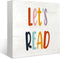 Mtrgdn Reading Corner Decor for Classroom,Boho Classroom Reading Nook Desk Decor,Let's Read