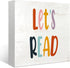 Mtrgdn Reading Corner Decor for Classroom,Boho Classroom Reading Nook Desk Decor,Let's Read