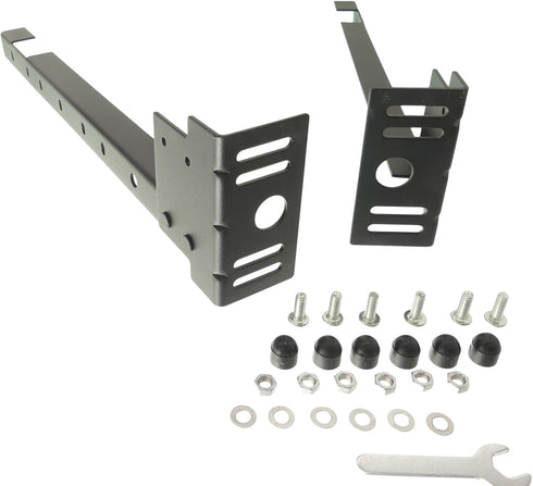 Tech Team Bed Frame Extension Set, 2 Pieces, Hardware Included, Extend Metal Bedframe to Meet Headboard
